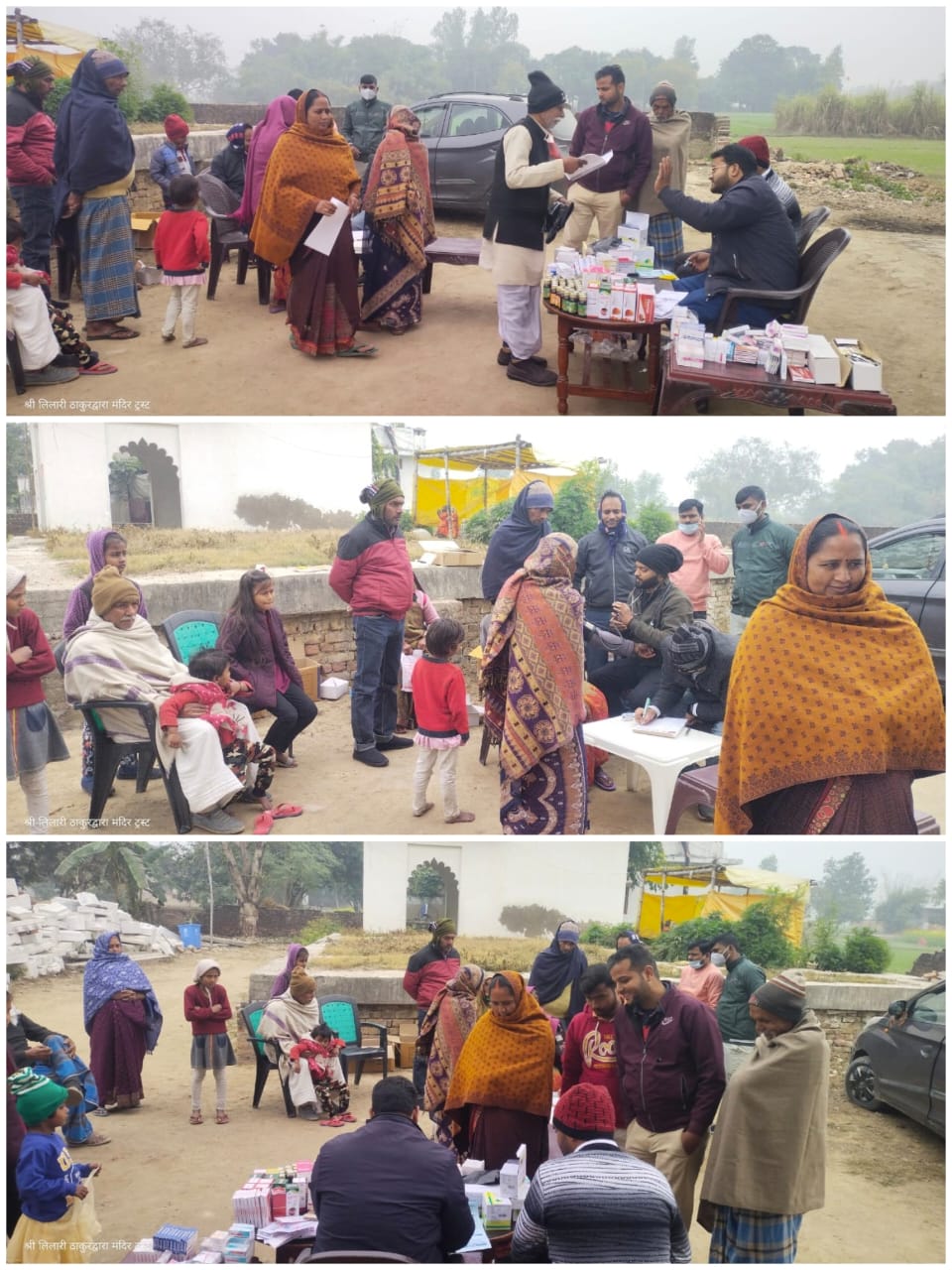 Organizing  medical camp